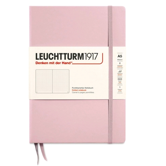 ❤️BUY 5 GET 3 FREE  Notebook Medium (A5) Hardcover, 251 numbered pages, dotted - Picture 1 of 16